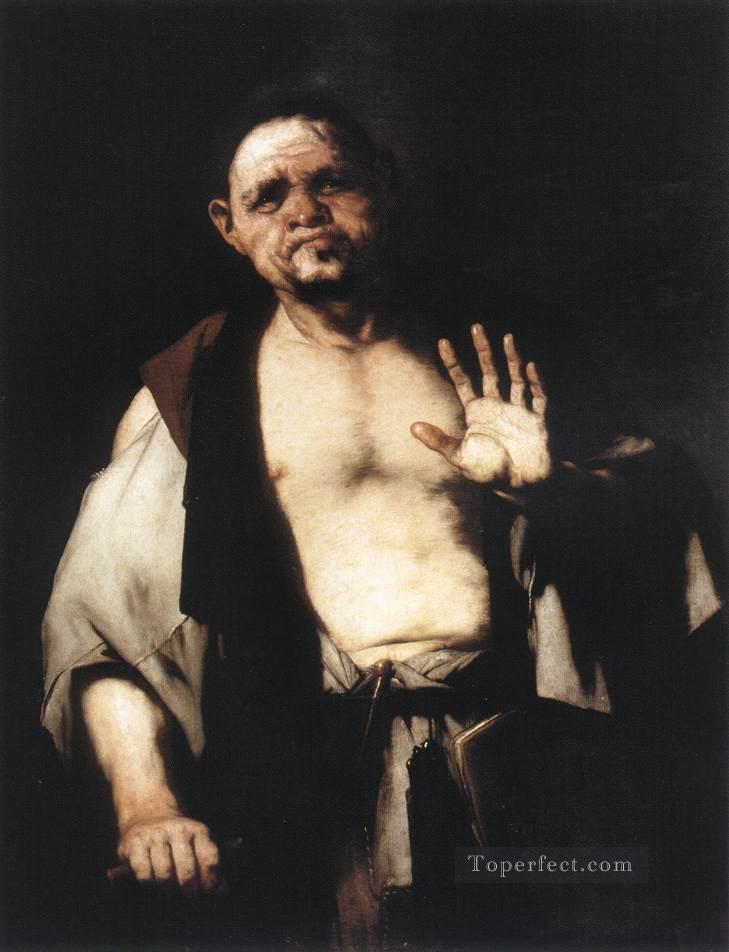 The Philosopher Cratetes Baroque Luca Giordano Oil Paintings